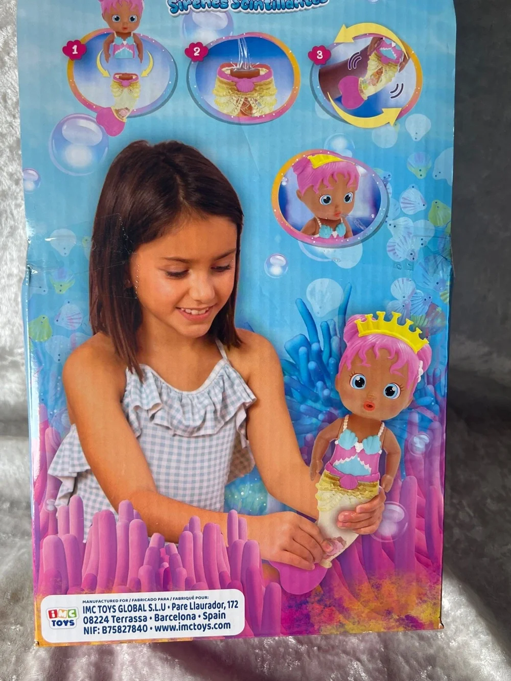 Shimmer Mermaid Doll - Pink & Yellow Julie